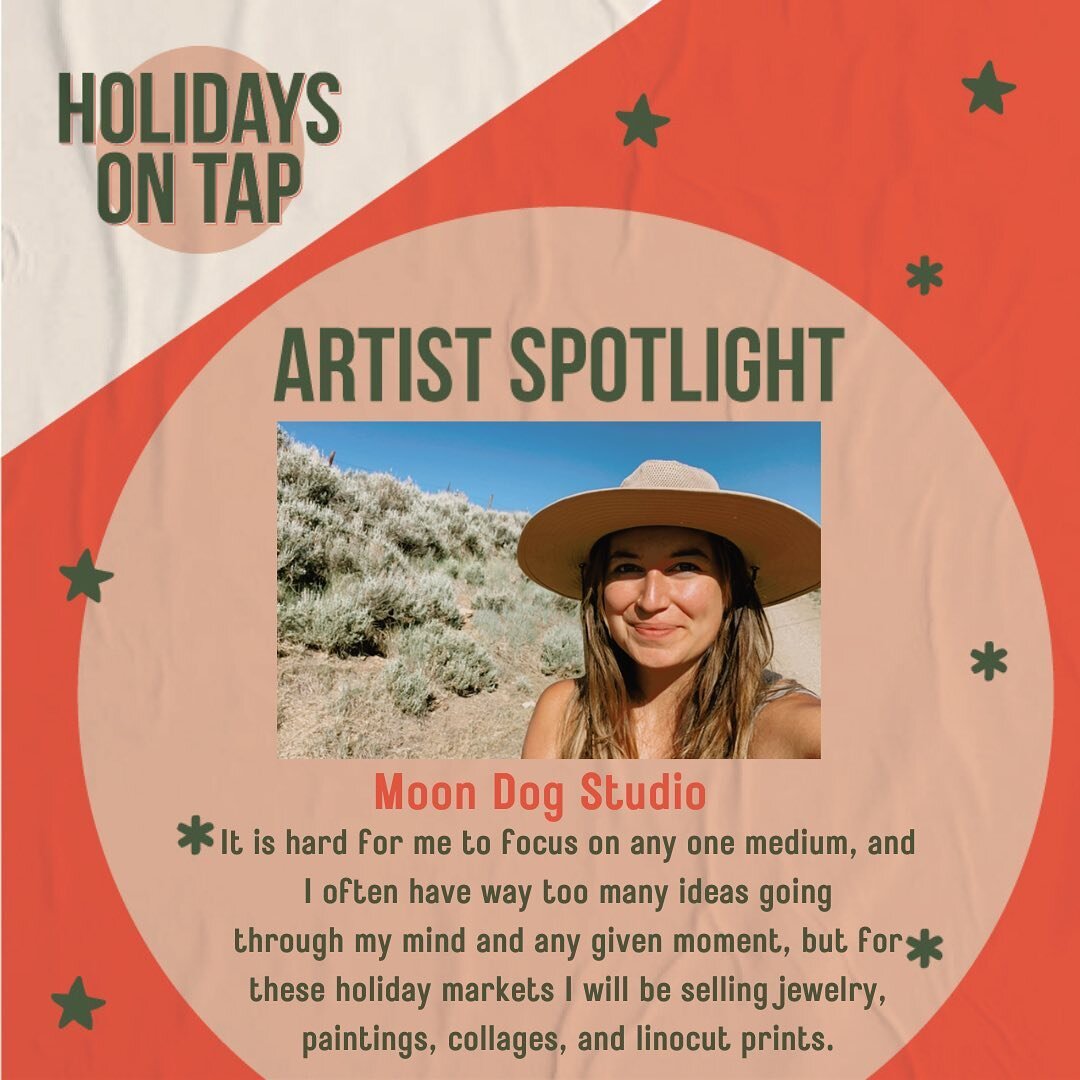 Thank you SO much to everyone who came to our first ever Holidays on Tap event at @thebarleysteamboat 🌲
We will be having our second Holidays on Tap event next Wednesday at @stormpeakbrewingco from 5-9 PM with an even bigger number of artists, incl