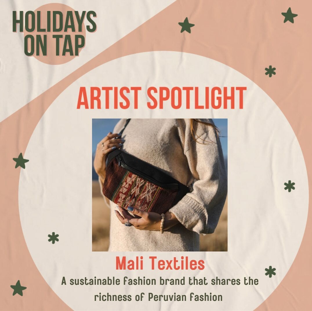 Join @malitextiles at our next Holidays on Tap event at @stormpeakbrewingco from 5-9PM on Wednesday! We will have lots of different styles of art and gifts for purchase, including these beautiful, handmade textiles.
Rosa is one of our newest members