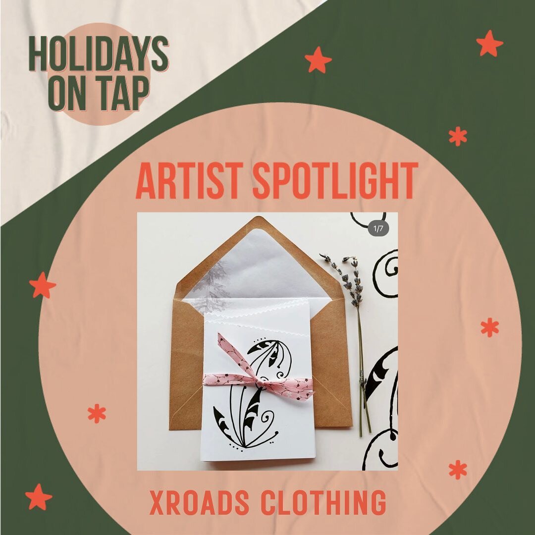 Join @xroadsclothing for her first holiday market of the year tomorrow night! Join us @stormpeakbrewingco from 5-9 PM. We&rsquo;ll have 10 local artisans and makers selling all kinds of goods including jewelry, home goods, prints, knits, and more!
#
